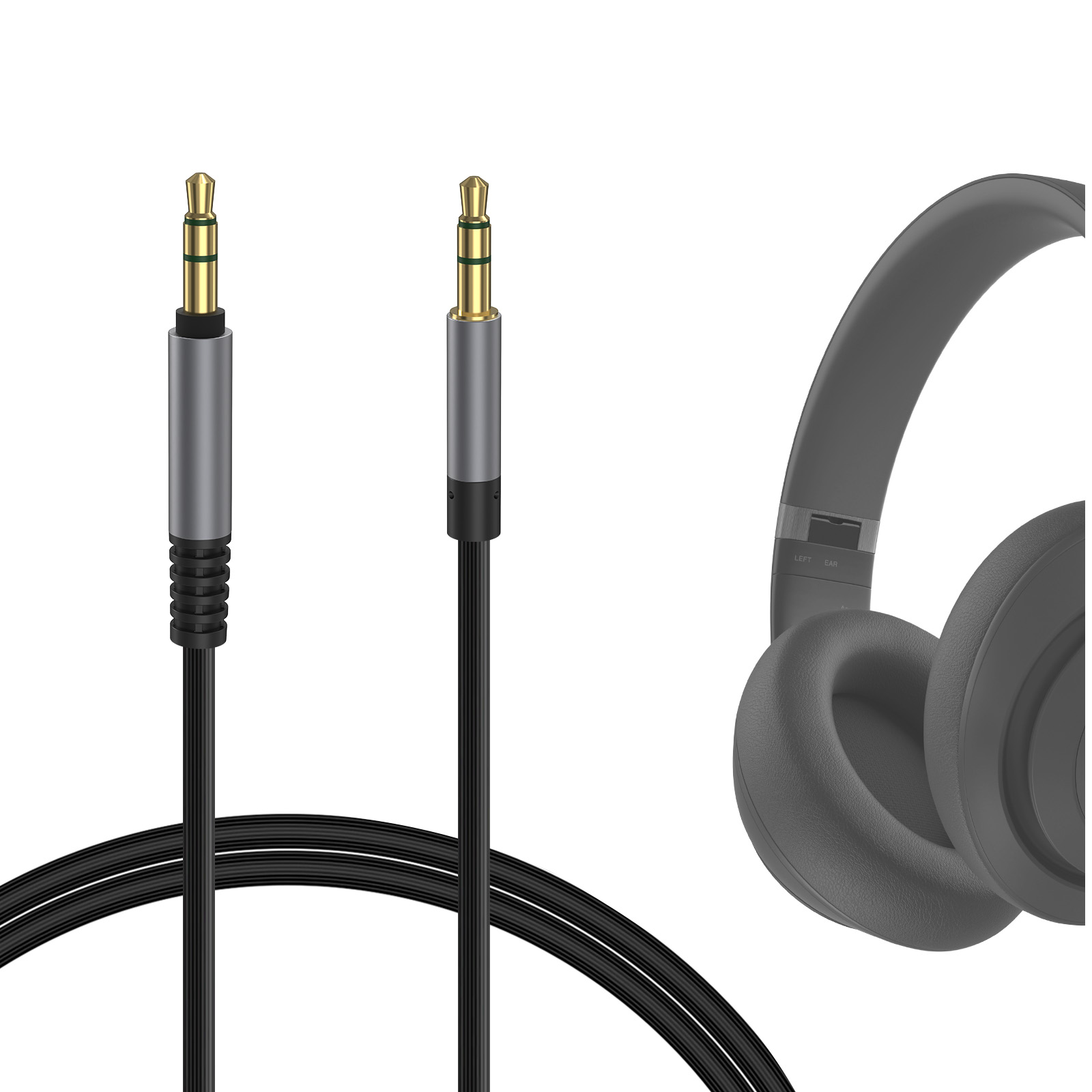 Cable de audio Geekria de 1/8  - Beats Headphone Solo 4 reseña y precio