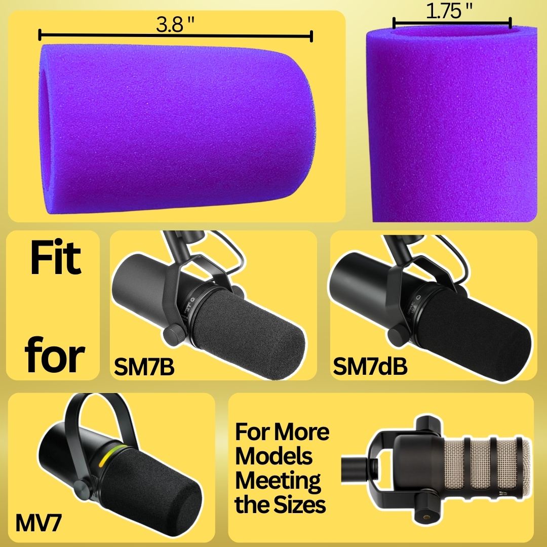 Parabrisas para micrófono Shur - Shure Mic Sm7B reseña y precio