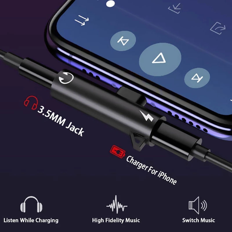 Divisor adaptador 2 en 1 para  - Earphone Splitter Jack reseña y precio