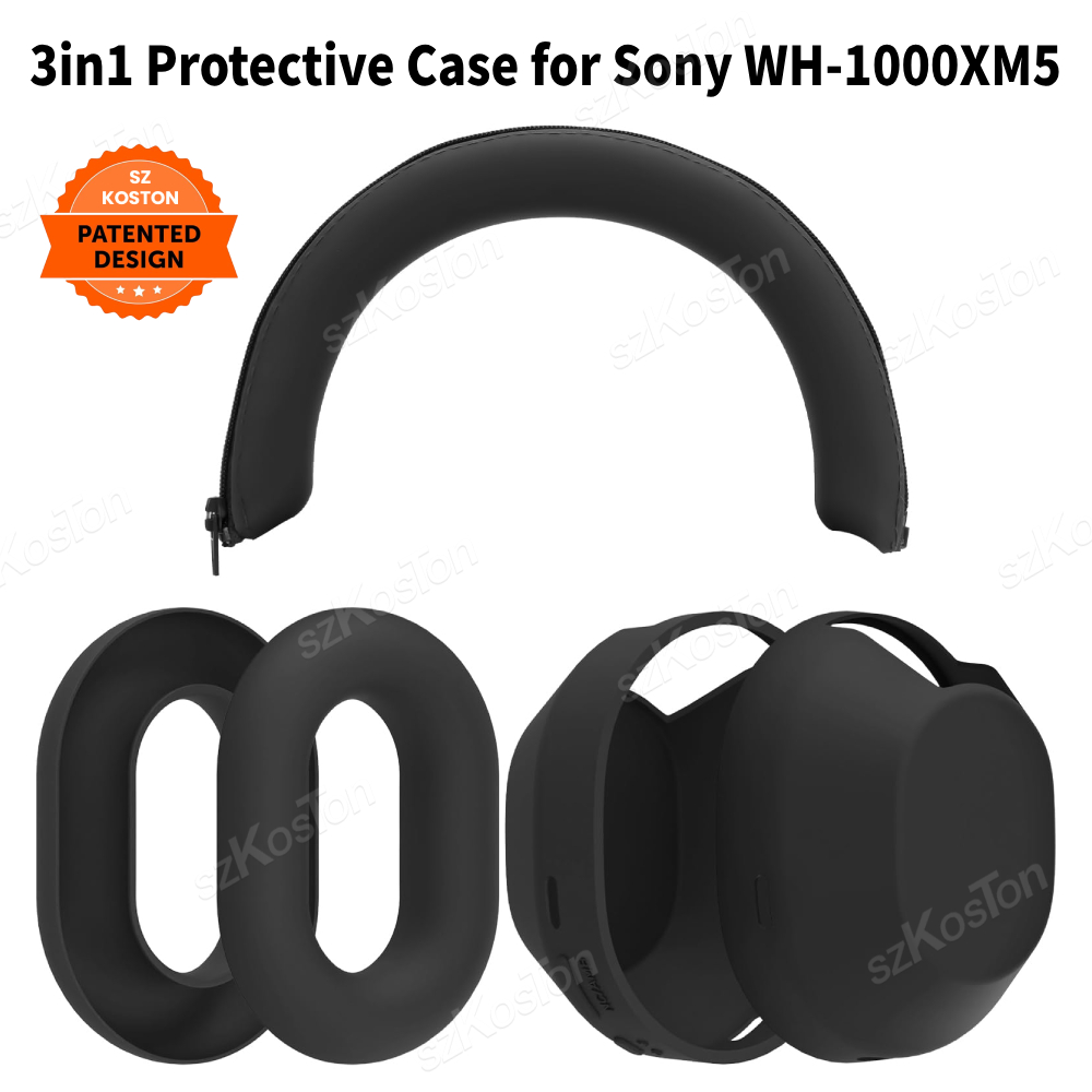 Funda protectora de silicona 3 - Sony Headphone Wh-1000Xm5 reseña y precio