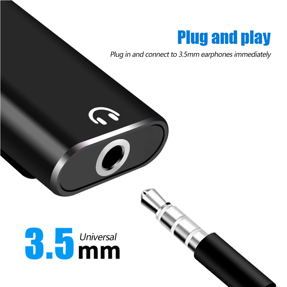 Adaptador 2 en 1 USB-C a conec - Earphone Splitter Jack reseña y precio