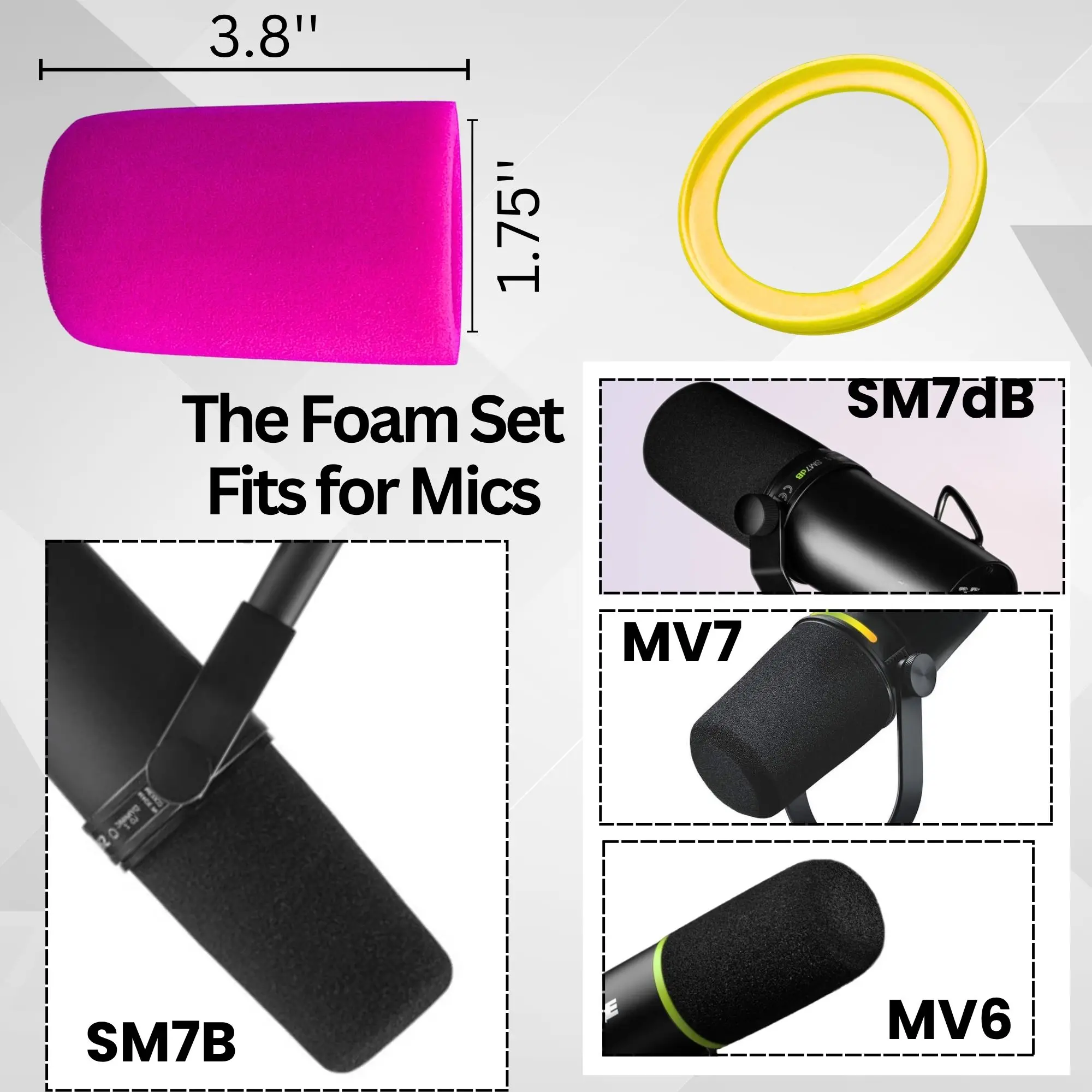 Protector de Viento y Esponja  - Shure Mic Sm7B reseña y precio